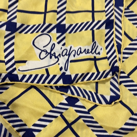 Elsa Schiaparelli 100% Luxe Silk scarf from 1950's. - Picture 6 of 6